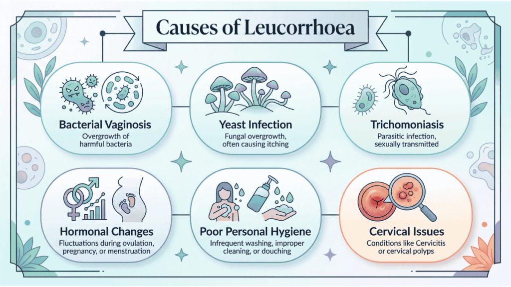causes of leucorrhoea