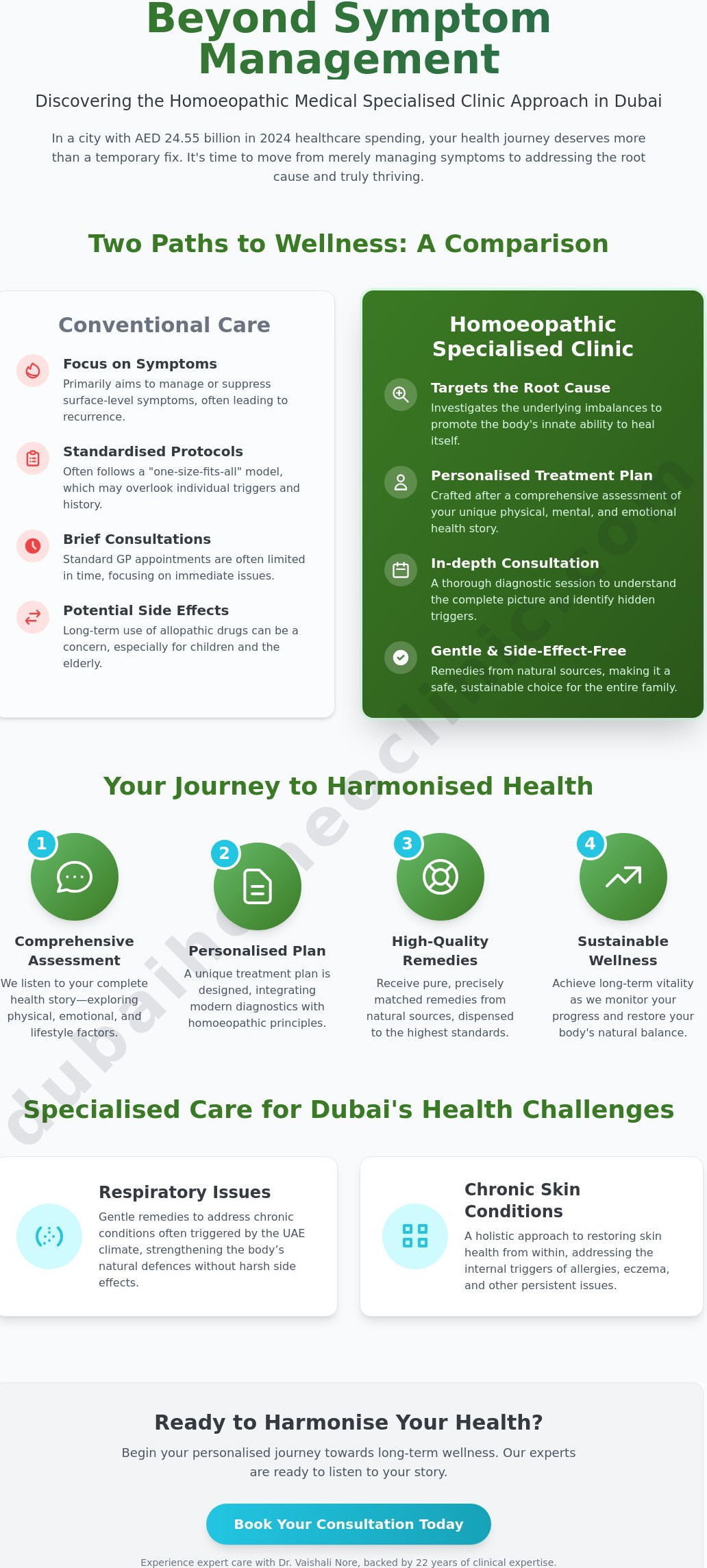 The Rise of the Homoeopathic Specialised Clinic: A New Era of Holistic Care in Dubai